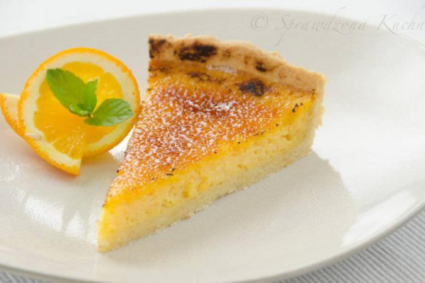 Tarta z kremem brulee