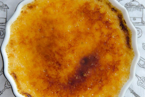 Creme brulee z mascarpone i imbirem