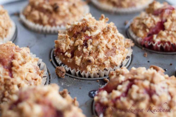 Muffinki z truskawkami