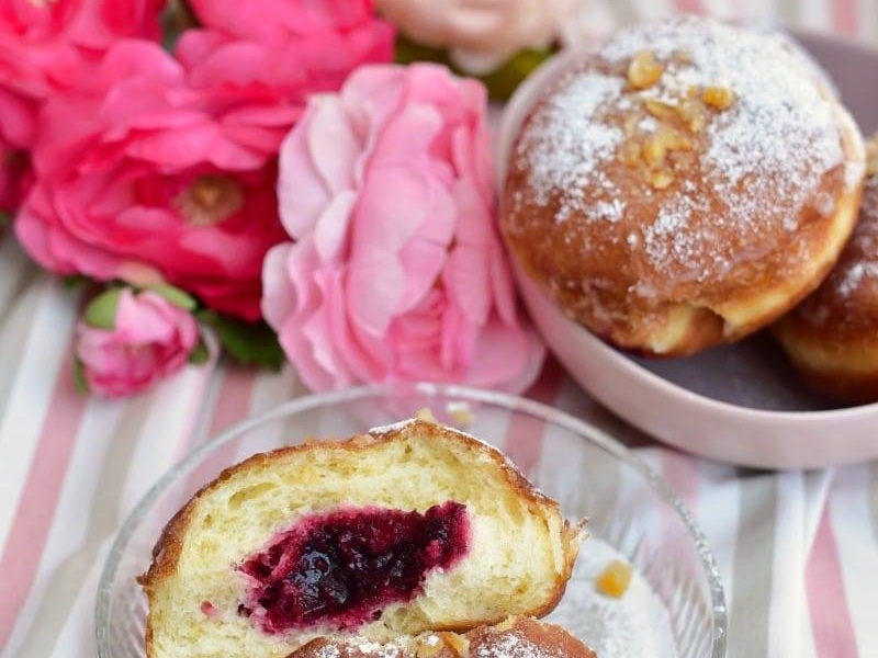 Pączki z ciasta parzonego