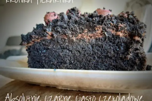Absolutnie czarne ciasto czekoladowe