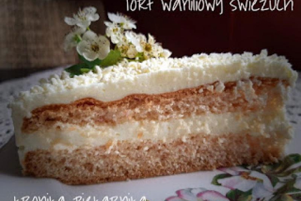 Lekki torcik waniliowy Świeżuch