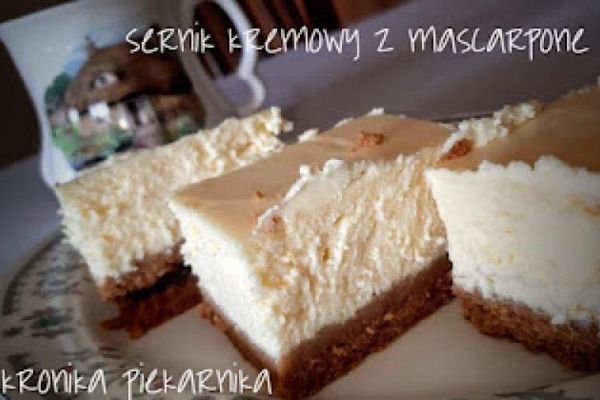 Sernik kremowy z mascarpone