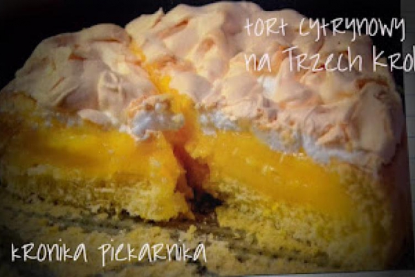 Tort cytrynowy na Trzech Króli