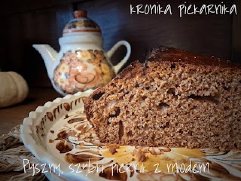 Pyszny, szybki piernik z miodem