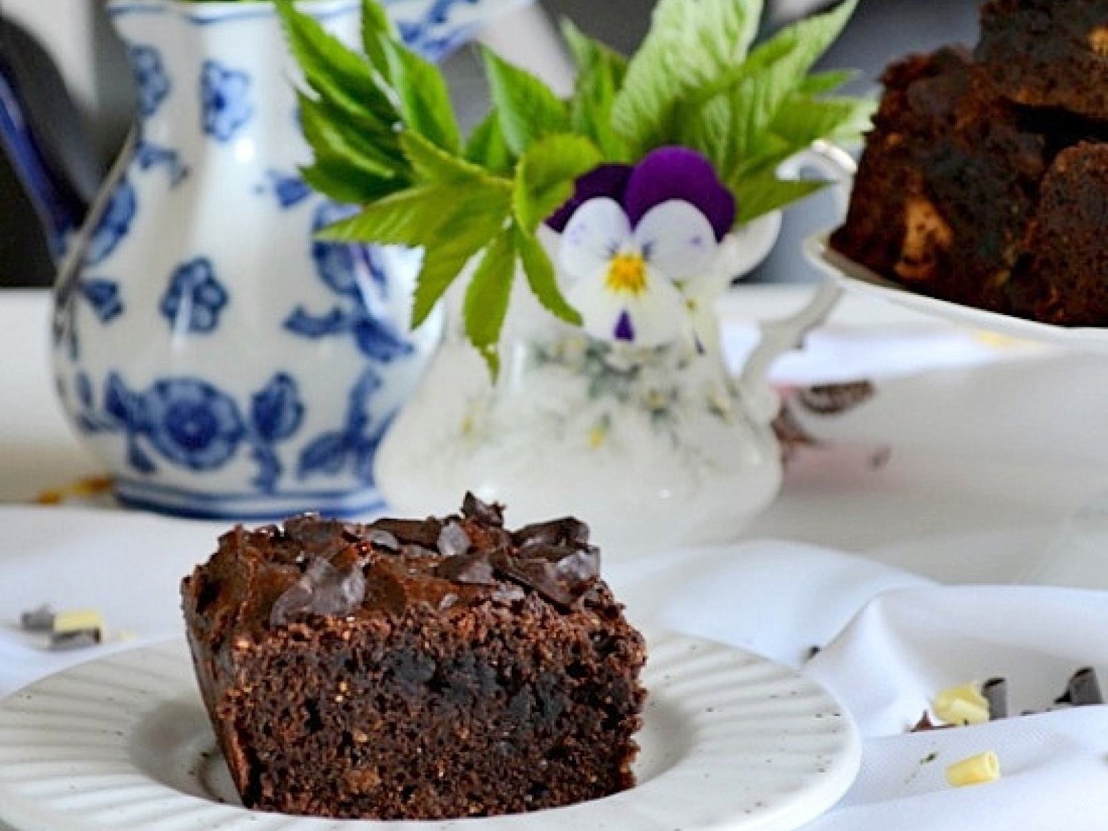 Brownie z masłem orzechowym bez mąki