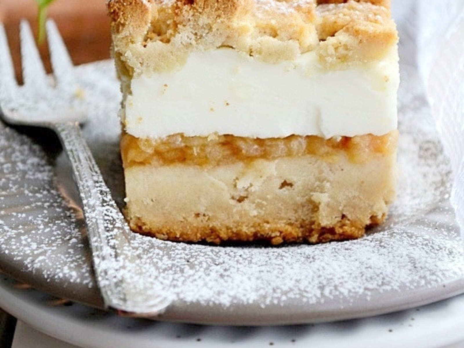 Jabłecznik kokosowy z budyniem ( bezglutenowy )