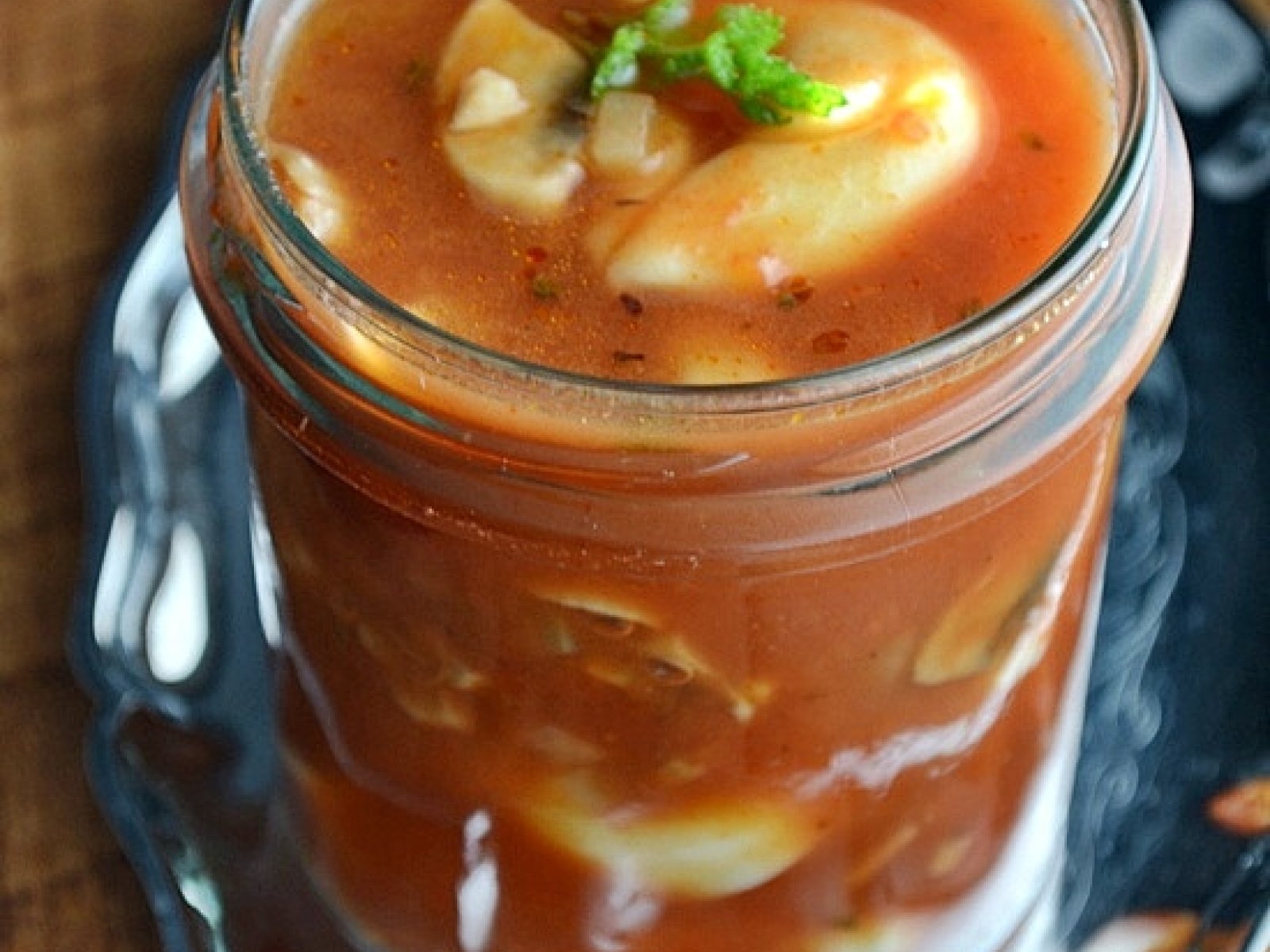 Zupa pomidorowa z pieczarkami i tortellini