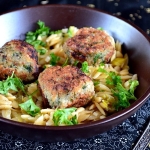 Makaron orzo z porem i...
