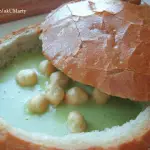 Krem z zielonego groszku