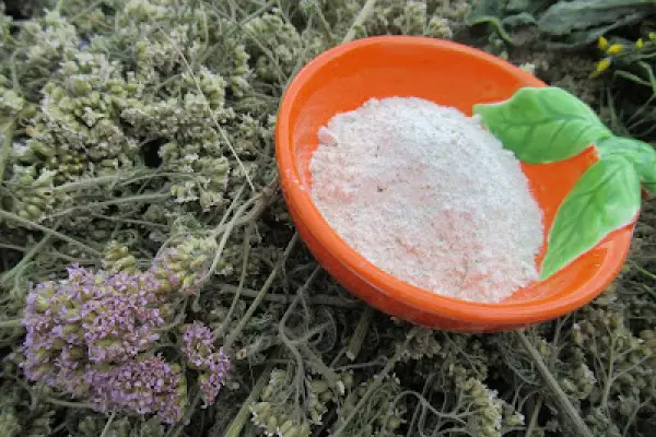 Sól krwawnikowa (na trawienie) - Yarrow Aromatic Salt - Sale aromatizzato al millefoglio