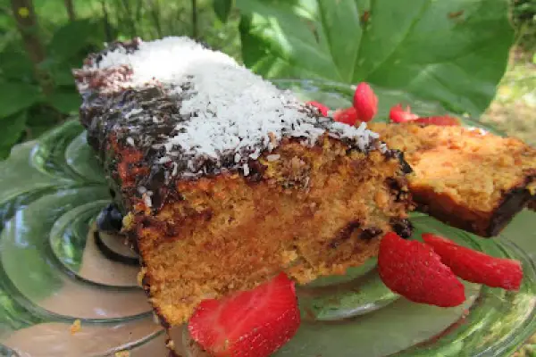 Ciasto migdałowe z rabarbarem i pomarańczą - Almond Orange And Rhubarb Cake Recipe - Torta con le mandorle all arancia ed al rabarbaro