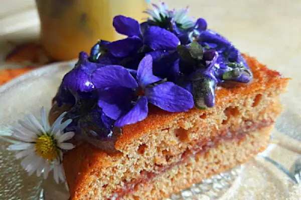 Miodowiec  staropolski z miodem fiołkowym (dojrzewający) - Polish Traditional Honey Cake (With Viola Honey) - Torta al miele tradizionale polacca (con le violette )