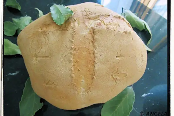 Orkiszowy chleb na domowym zakwasie - Home Spelt Bread - Pane di farro con lievito madre fatto in casa