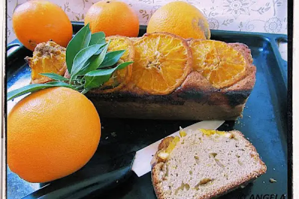 Ciasto pomarańczowe z cynamonem i imbirem - Orange Ginger And Cinnamon Cake Recipe - Torta all arancia, zenzero e cannella