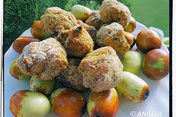 Marchewkowe kokosanki słodzone daktylami - Cocco, Carrot And Date Tea Cakes Recipe - Dolcetti alle carote, cocco e datteri