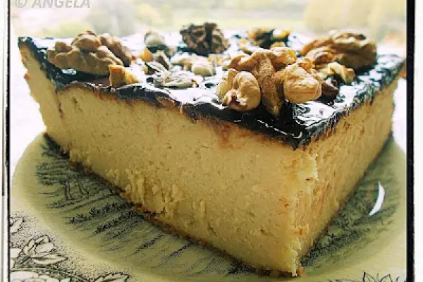 Wysoki puszysty sernik - Tall Creamy Cheesecake Recipe - Cheesecake alto e soffice
