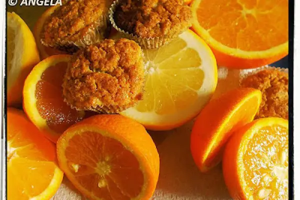 Wielozbożowe ciastka cytrynowo-pomarańczowe - Dolcetti di multicereali al limone ed arancia - Lemon And Orange Multigrain Tea Cakes