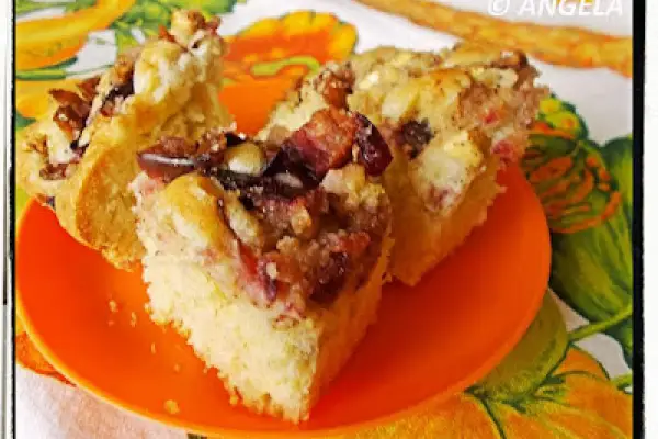 Ciasto ze śliwkami i dynią - Plum and Pumpkin Cake - Torta alle prugne e zucca