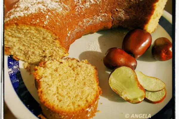 Włoska babka migdałowo-cytrynowa (z Mantui) - Mantua Cake Recipe - Torta mantovana