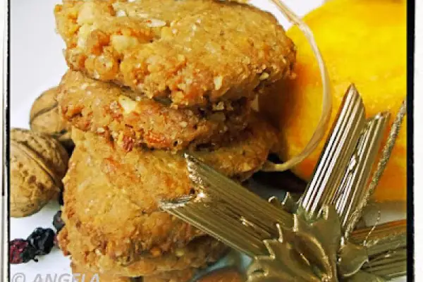 Orzechowo-migdałowe kardamonki z pomarańczą - Nut & Almond Tea Cakes - Biscotti aromatici