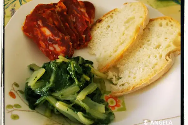 Sałatka z buraka szpinakowego - Chard (Mangold) Salad - Insalata di bietole