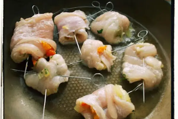 Roladki rybne (z soli/podszewicy) - Sole (Fish) Rolls Recipe - Involtini di sogliola