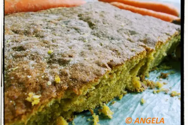 Puszyste ciasto marchewkowe z migdałami - Carrot and almond fluff cake - Torta soffice alle mandorle e carote