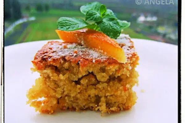 Ciasto z białek i pomarańczy - Egg white and orange cake -  Torta agli albumi ed arance