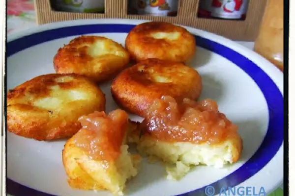 Placki z gotowanych ziemniaków - Potato pancakes - Frittelline di patate lesse