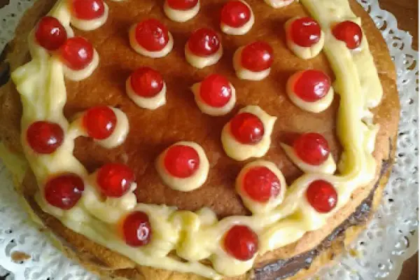 Tort budyniowy  Rosina  - Birthday custard cake  Rosina  - Torta  Rosina