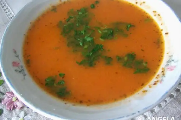 Zupa pomidorowa bez mięsa - Tomato soup for vegetarians - Minestrone al pomodoro senza la carne