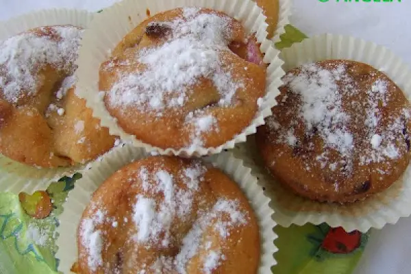 Kefirki (babeczki owocowe z ciasta kefirowego) - Fruit kefir cupcakes - Tortine alla frutta e latte di kefir