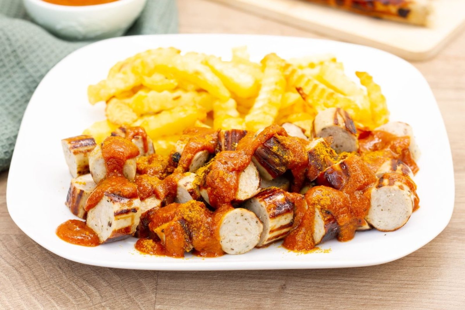 Currywurst – niemieckie kiełbaski z sosem