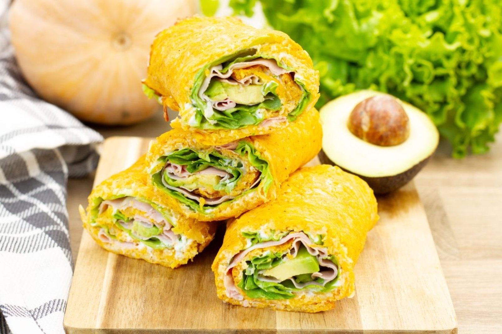 Bezglutenowy wrap z dyni