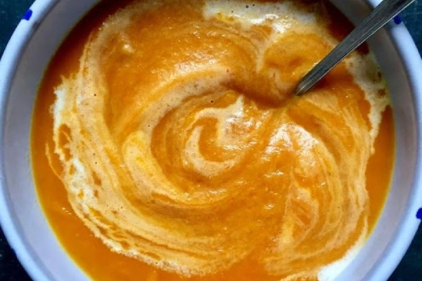 zupa krem z pieczonej marchwi