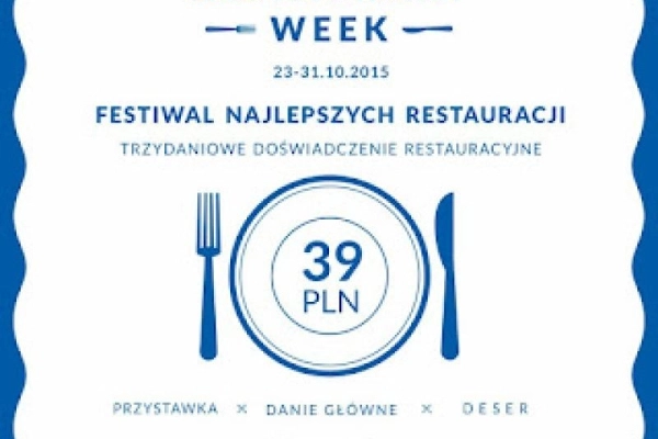Restaurant Week - Festiwal Najlepszych Restauracji w Poznaniu 23-31.10.2015