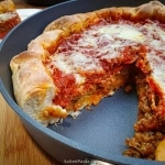 Chicago style pizza