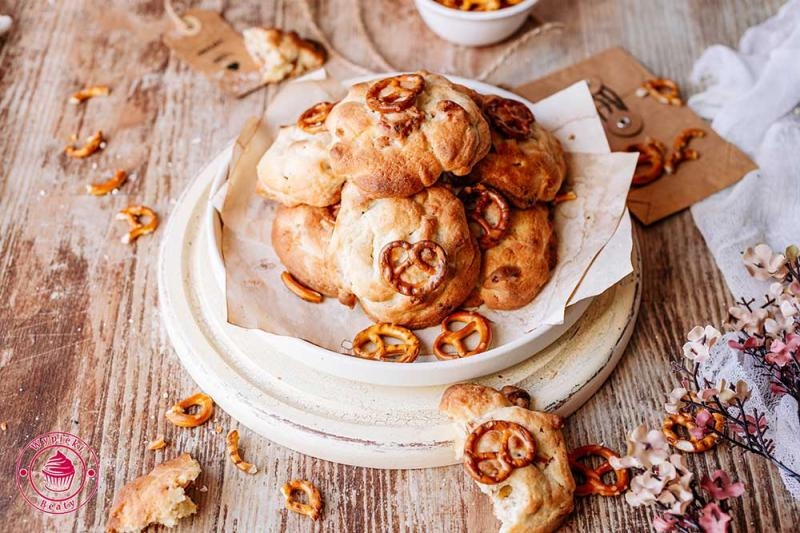 Proste ciastka z precelkami