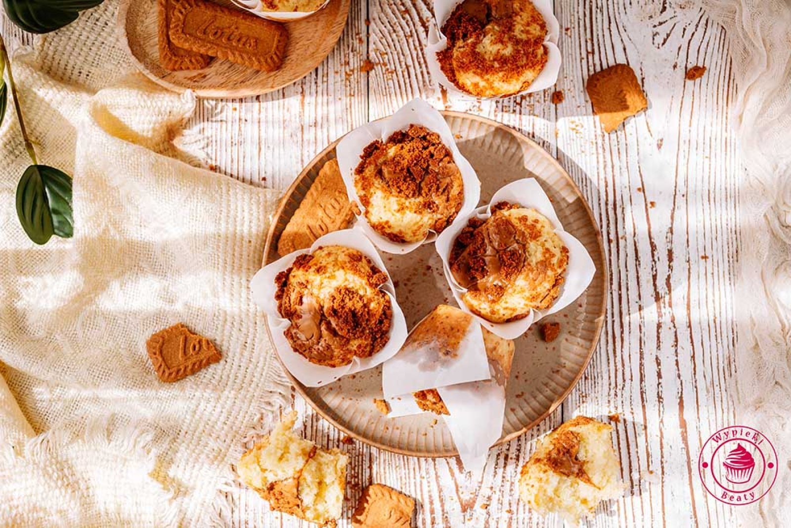 Przepis na muffiny Biscoff