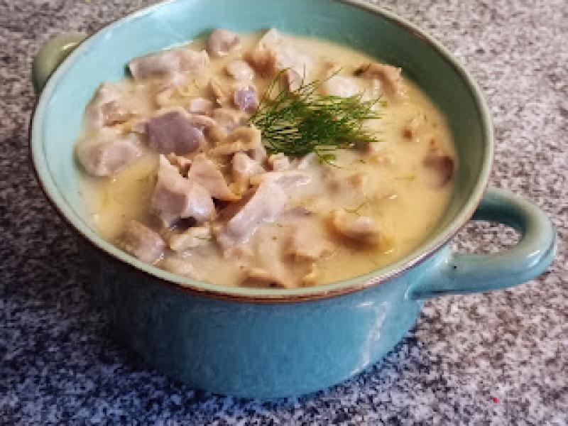 Gulasz z żołądków drobiowych