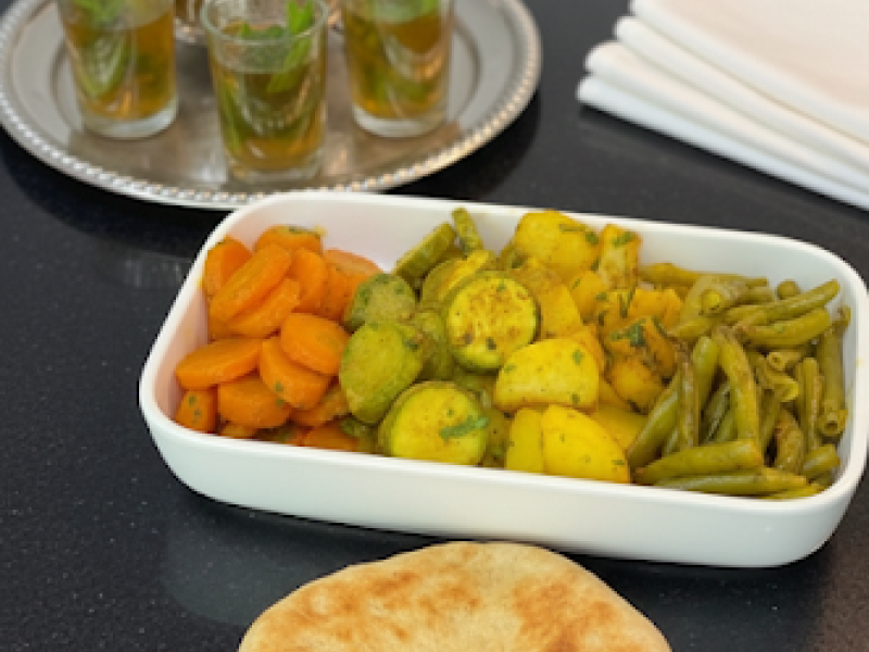 Khodra M’chermla – Marokańskie warzywa w  chermouli