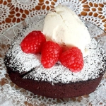 Lava cake -  fondant...