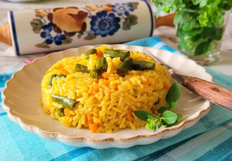 Ryż curry z warzywami