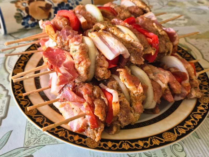 Marynata do karkówki - szaszłyki.