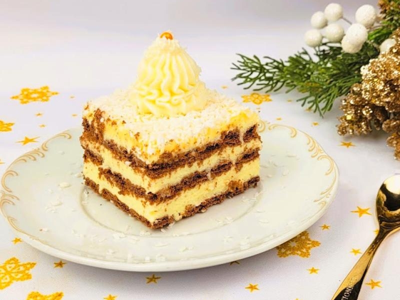 Ciasto kokosowe bez pieczenia