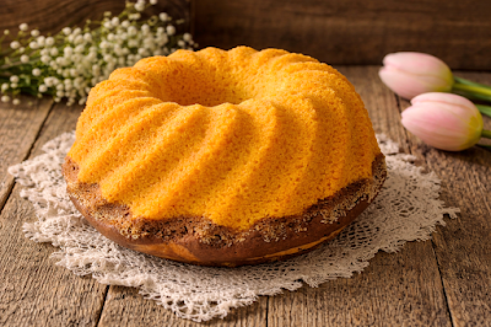 Babka majonezowa dwukolorowa