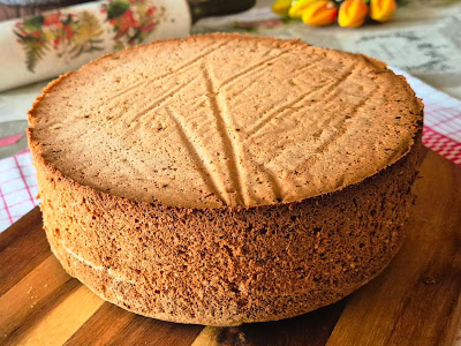 Biszkopt waniliowy - baza do tortu