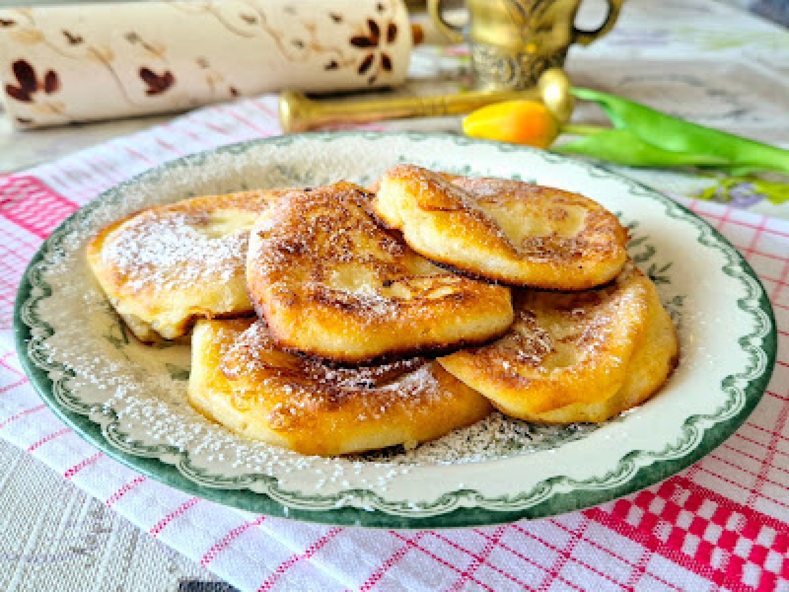 Racuchy serowe waniliowe