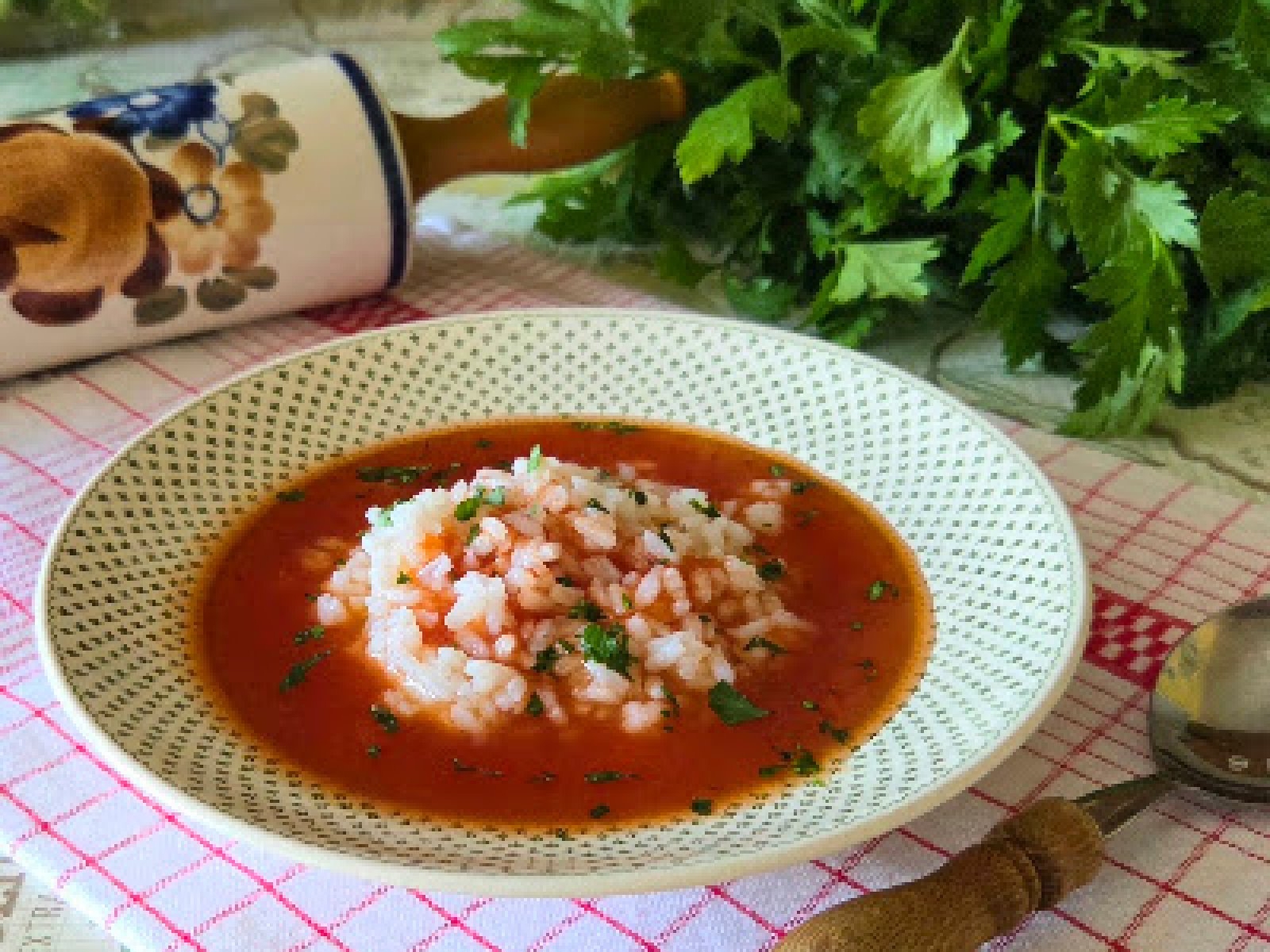 Zupa pomidorowa ze świeżych pomidorów